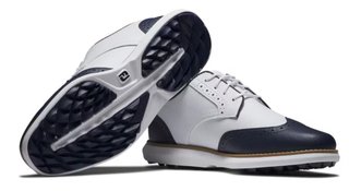 FootJoy FootJoy Traditions Wing Tip zapatos de golf mujer, blanco