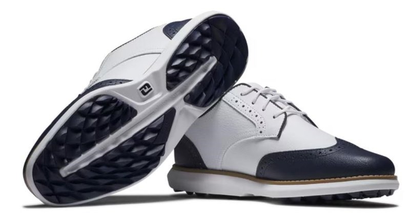 FootJoy FootJoy Traditions Wing Tip zapatos de golf mujer, blanco