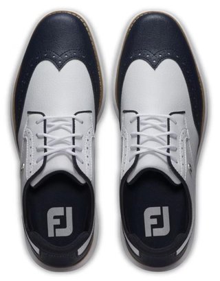 FootJoy FootJoy Traditions Wing Tip zapatos de golf mujer, blanco