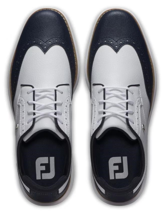 FootJoy FootJoy Traditions Wing Tip zapatos de golf mujer, blanco