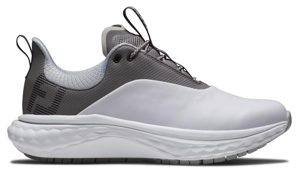 FootJoy Quantum Leather zapatillas de golf mujer, blanco/gris