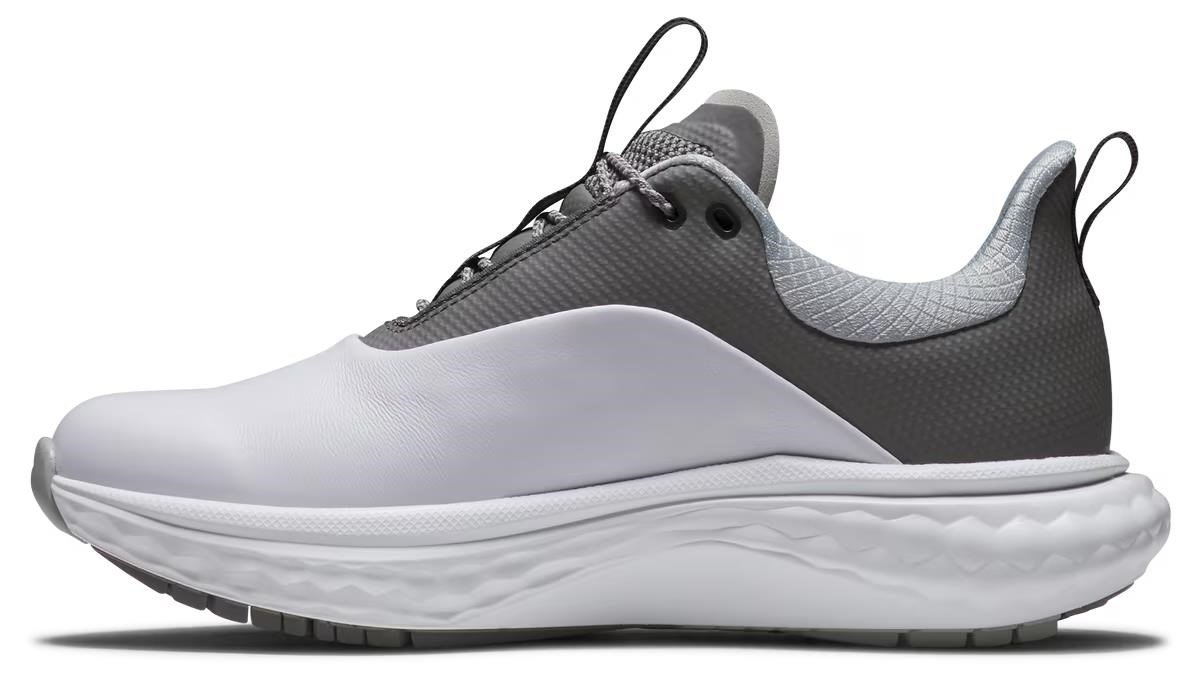 FootJoy Quantum Leather zapatillas de golf mujer, blanco/gris