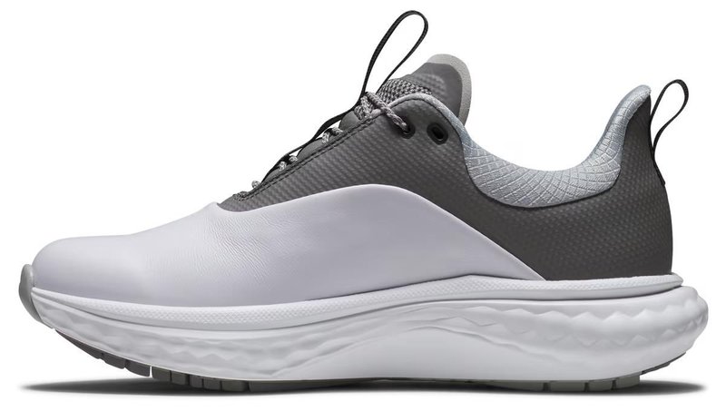FootJoy Quantum Leather zapatillas de golf mujer, blanco/gris
