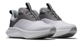 FootJoy Quantum Leather zapatillas de golf mujer, blanco/gris