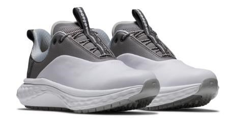 FootJoy Quantum Leather zapatillas de golf mujer, blanco/gris