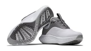 FootJoy Quantum Leather zapatillas de golf mujer, blanco/gris