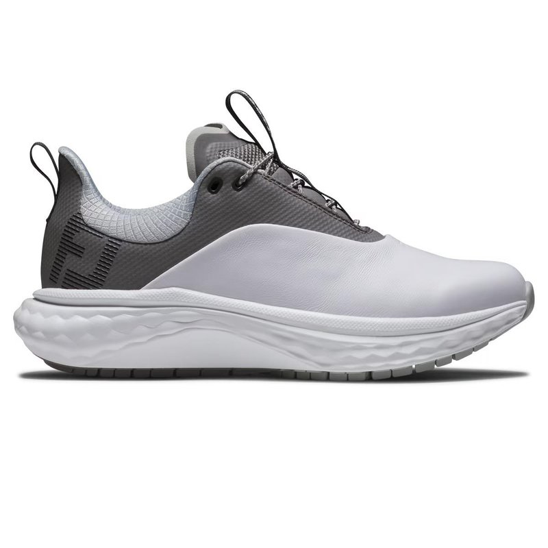 FootJoy Quantum Leather zapatillas de golf mujer, blanco/gris
