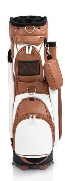 JuCad Style cart bag, marrón/blanco
