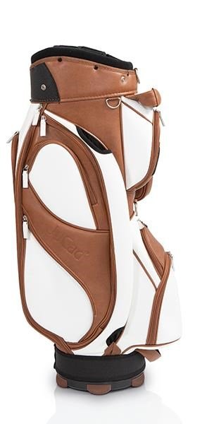 JuCad Style cart bag, marrón/blanco