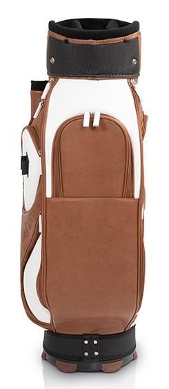 JuCad Style cart bag, marrón/blanco