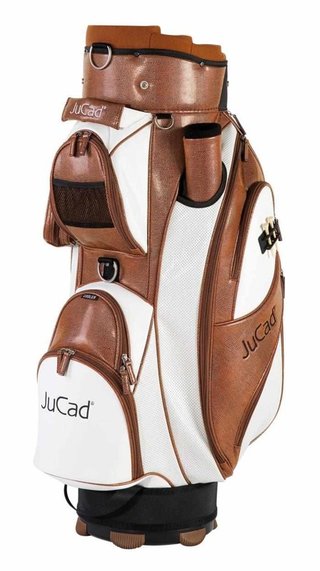 JuCad Style cart bag, marrón/blanco