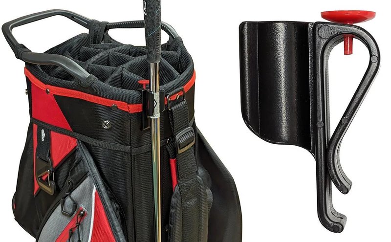Longridge Putter Caddy Clip 3in1 accesorio de golf, negro