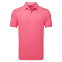 FootJoy Speckle Print Pique polo de hombre, pink lemonade