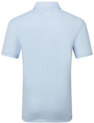 FootJoy Etched Texture Print Lisle polo de hombre, skyway