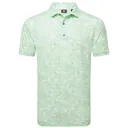 FootJoy Pop Camo Lisle polo de hombre, pistachio