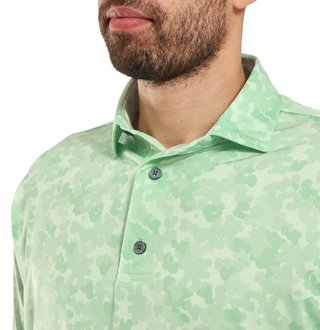 FootJoy Pop Camo Lisle polo de hombre, pistachio