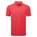 FootJoy Stretch Pique Solid polo de hombre, hibiscus