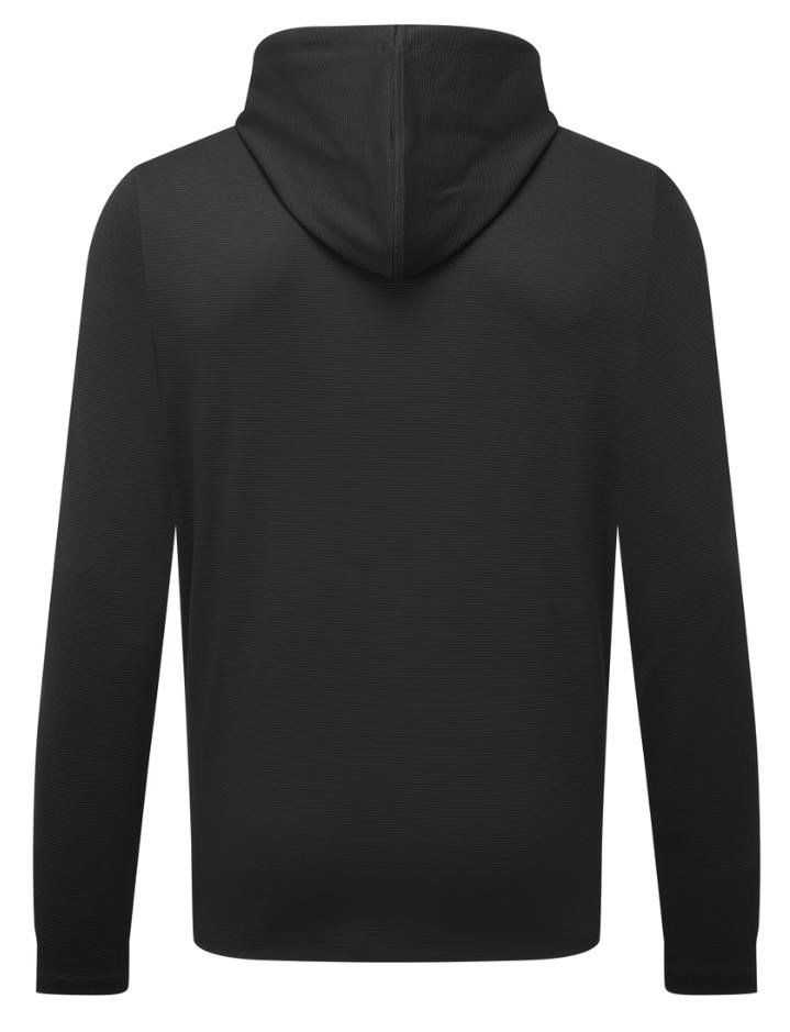 FootJoy Ottoman Jacquard sudadera con capucha para hombre, negra