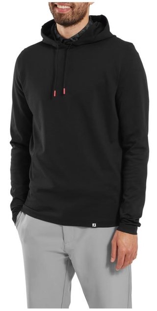 FootJoy Ottoman Jacquard sudadera con capucha para hombre, negra