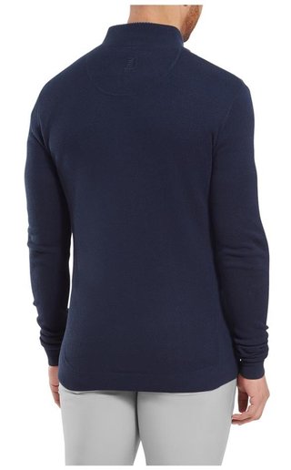 FootJoy Drirelease Button Placket suéter de hombre, dark denim