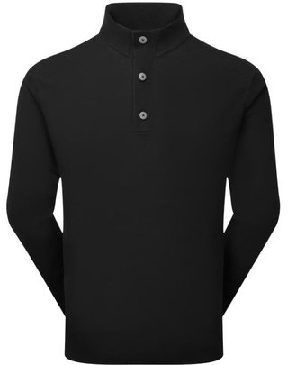 FootJoy Drirelease Button Placket suéter de hombre, negro
