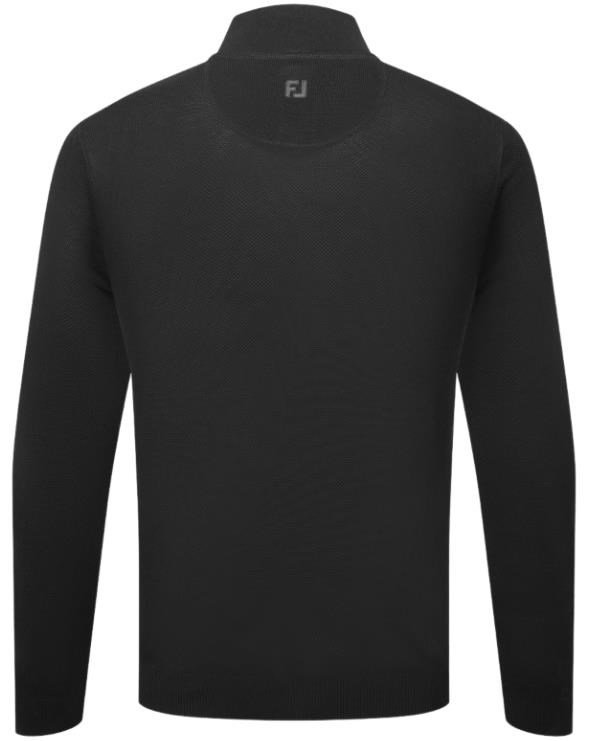 FootJoy Drirelease Button Placket suéter de hombre, negro