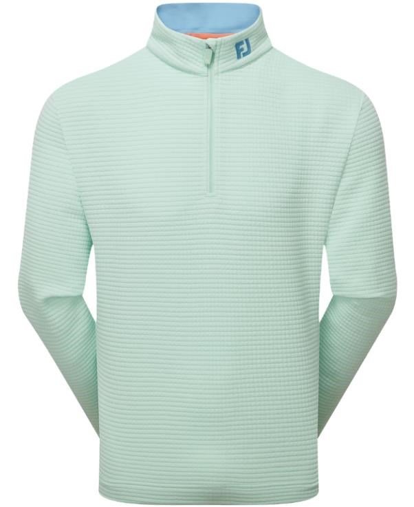 FootJoy Quilt Texture Chill-Out sudadera de hombre, pistachio
