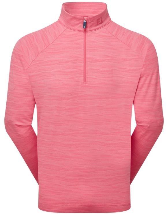 FootJoy Wave Jacquard Chill-Out sudadera de hombre, pink lemonade