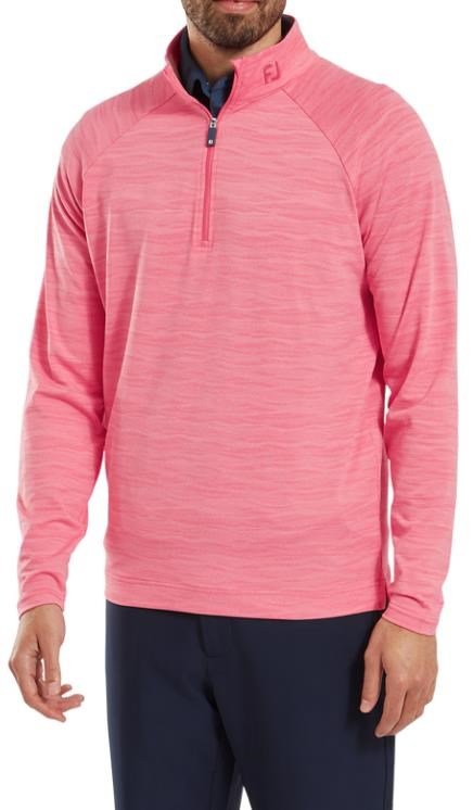 FootJoy Wave Jacquard Chill-Out sudadera de hombre, pink lemonade