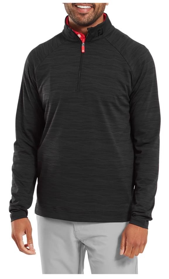 FootJoy Wave Jacquard Chill-Out sudadera de hombre, negra
