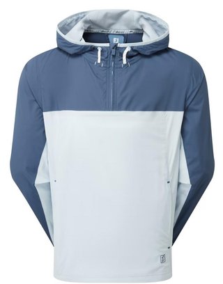 FootJoy TempoSeries Hoodie chaqueta de hombre, dark denim/skyway