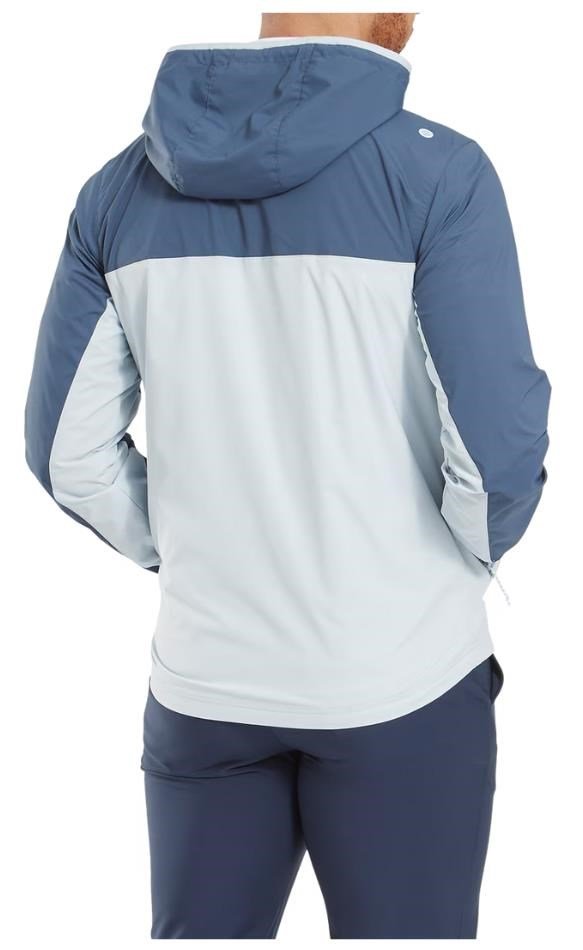 FootJoy TempoSeries Hoodie chaqueta de hombre, dark denim/skyway