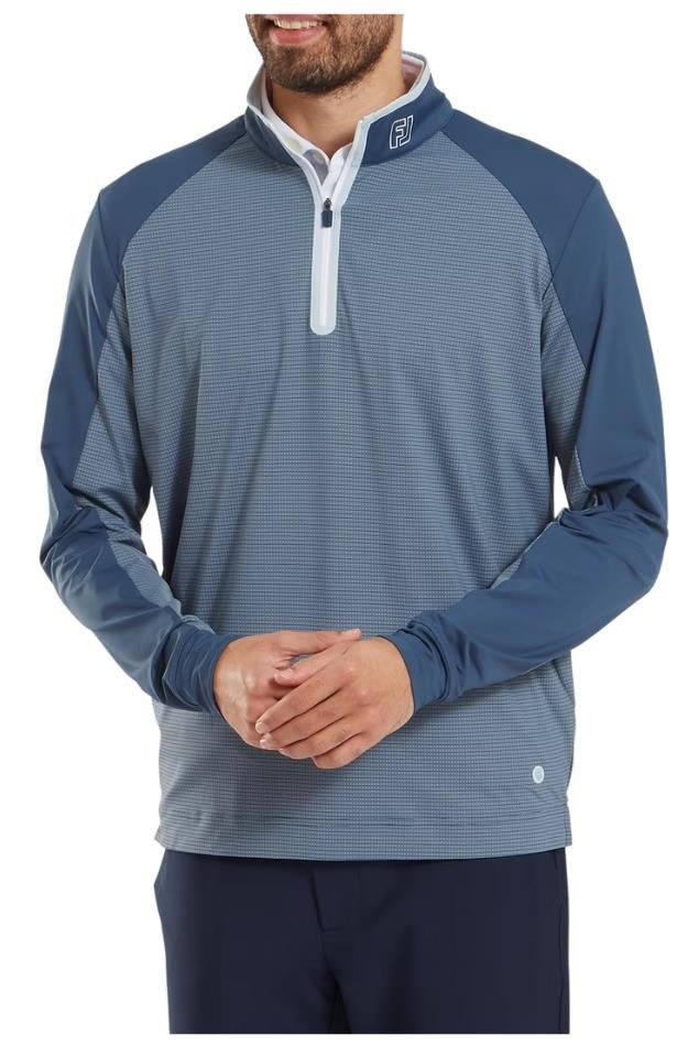 FootJoy TempoSeries Mixed Texture Chill-Out sudadera de hombre, dark denim