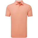 FootJoy Stretch Pique Solid polo de hombre, papaya