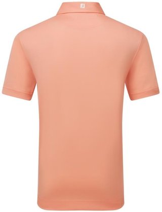 FootJoy Stretch Pique Solid polo de hombre, papaya