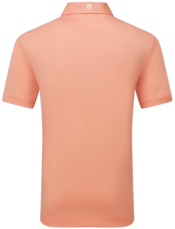 FootJoy Stretch Pique Solid polo de hombre, papaya