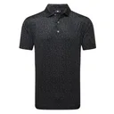 FootJoy Painted Floral Lisle polo de hombre, negro