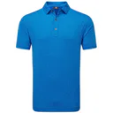 FootJoy Painted Floral Lisle polo de hombre, cobalt