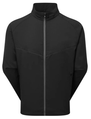 FootJoy Full-Zip Zephyr Windshirt chaqueta cortavientos para hombre, negro