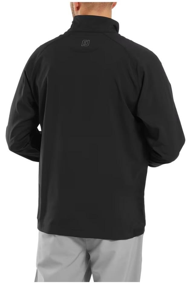 FootJoy Full-Zip Zephyr Windshirt chaqueta cortavientos para hombre, negro