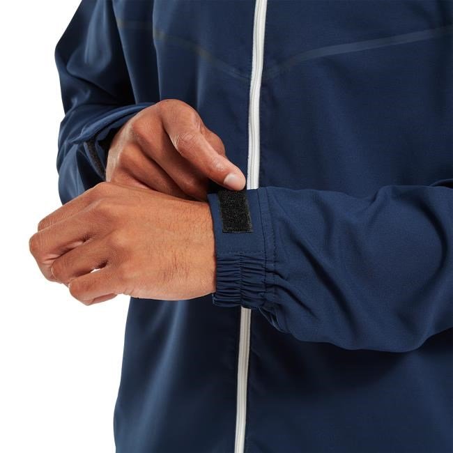 FootJoy Full-Zip Zephyr Windshirt chaqueta cortavientos para hombre, navy