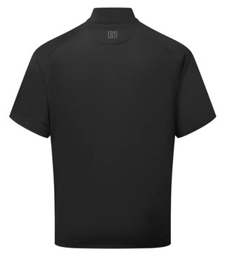 FootJoy Zephyr chaqueta cortavientos de manga corta para hombre, negra