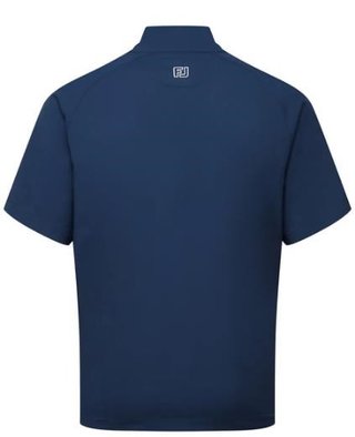 FootJoy Zephyr Short Sleeve Windshirt chaqueta cortavientos para hombre, azul marino
