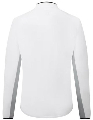 FootJoy 1/4-Zip LS Sun Protection camiseta de manga larga de mujer con protección solar, blanca