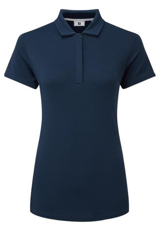FootJoy Jacquard SS polo de mujer, azul marino