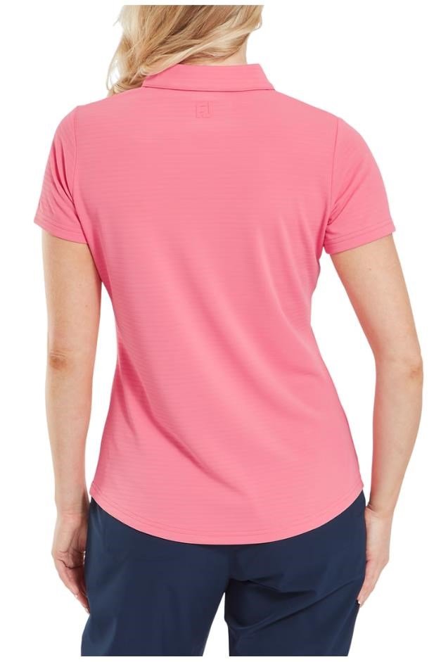 FootJoy Jacquard SS damas polo, pink lemonade
