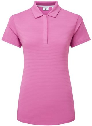 FootJoy Jacquard SS polo de mujer, berry