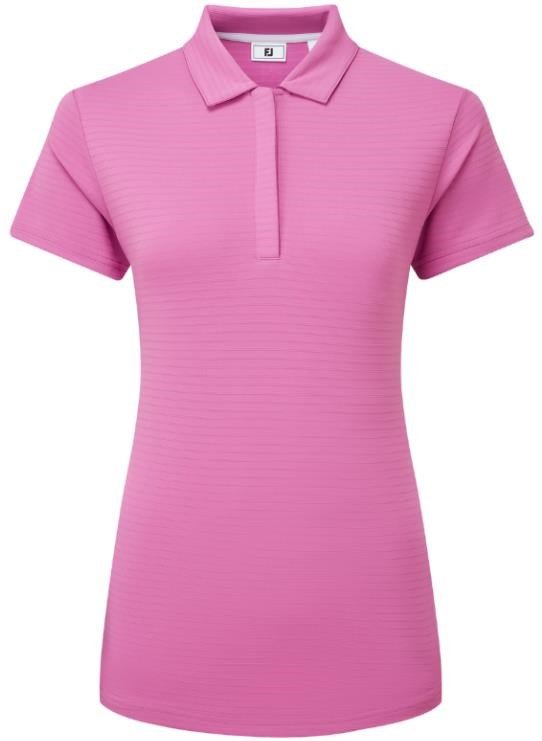 FootJoy Jacquard SS polo de mujer, berry