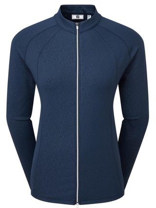 FootJoy Embossed Full-Zip Midlayer sudadera de mujer, navy