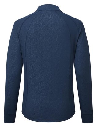 FootJoy Embossed Full-Zip Midlayer sudadera de mujer, navy